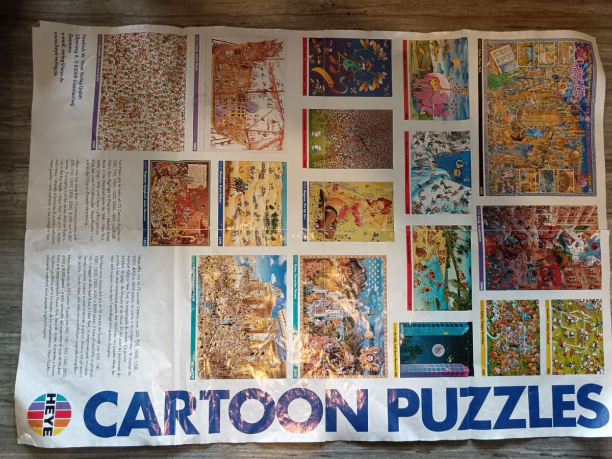 Heye Egyptian Party 4000 Piece Jigsaw Puzzle - Secondhand