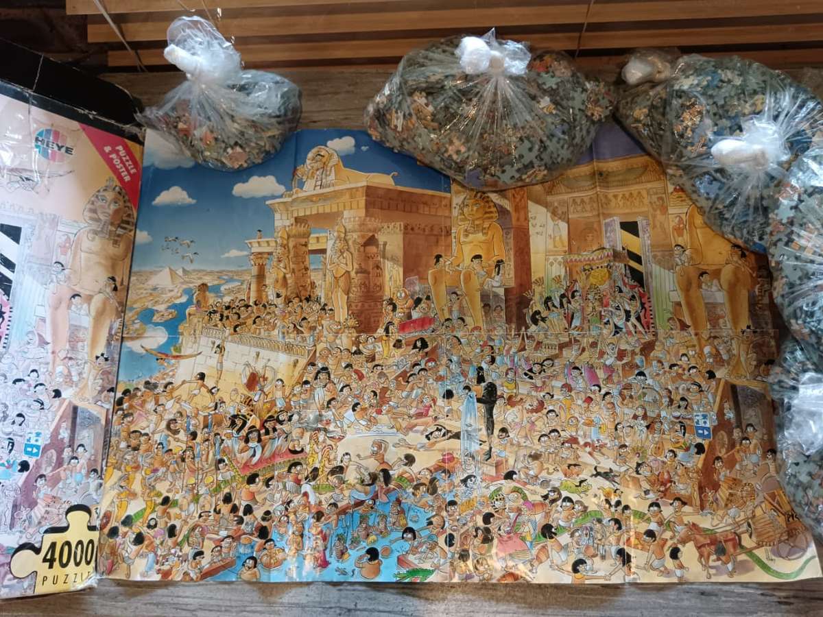 Heye Egyptian Party 4000 Piece Jigsaw Puzzle - Secondhand