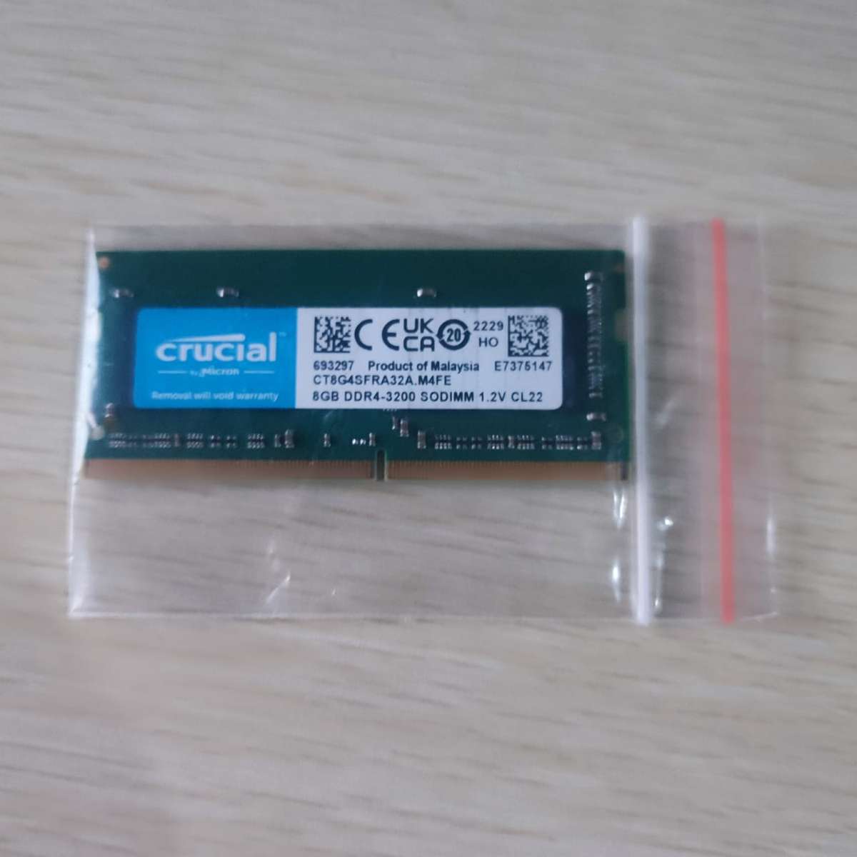 Crucial 8GB DDR4-3200 SODIMM Laptop Memory Module