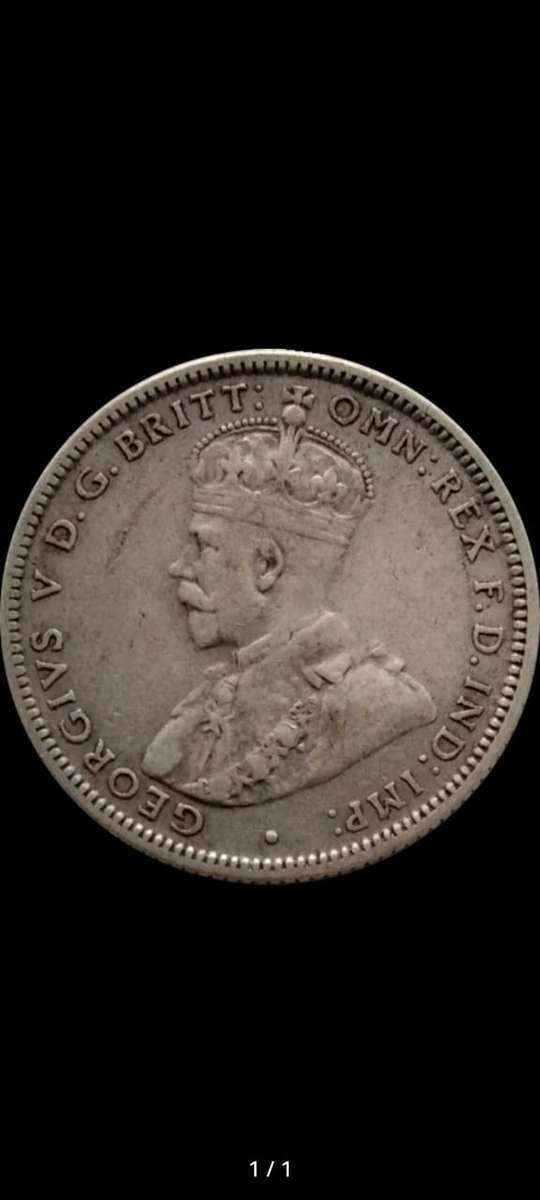 Australia 1 Shilling Silver Coin 5.04g Secondhand Collectible Coin