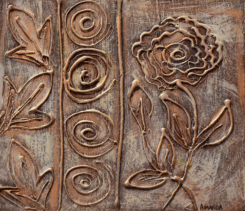 TEXTURED ARTWORK by Amanda