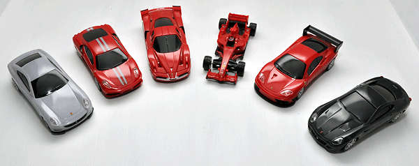 Shell V Power  6x Ferrari models in original boxes - mint condition