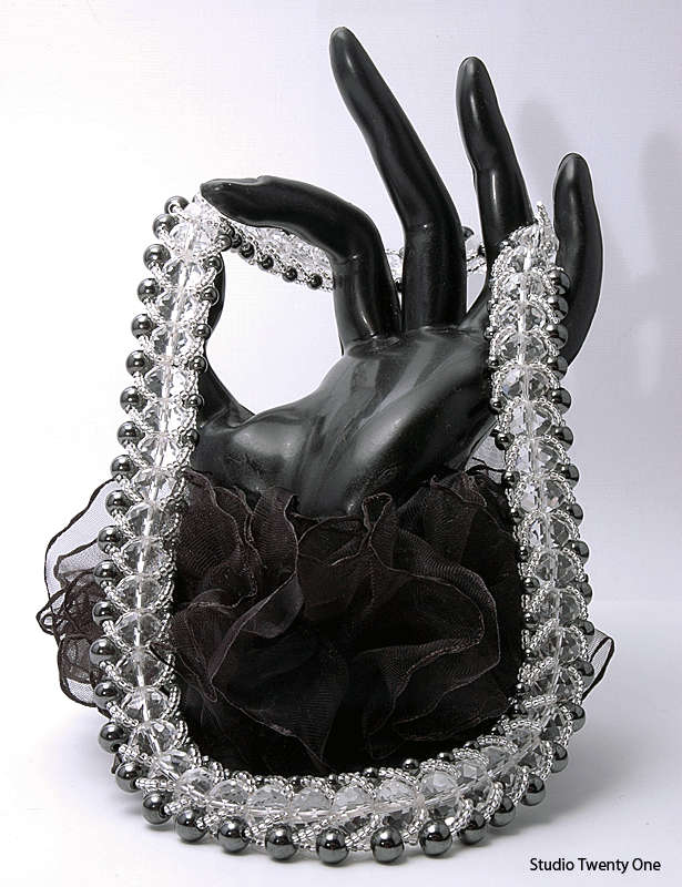 CZECH CRYSTAL AND HEMATITE NECKLACE - STUNNING!!!