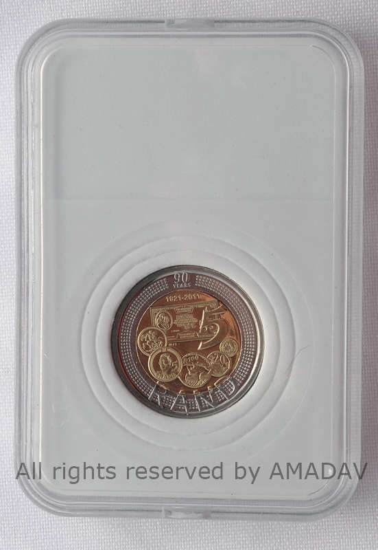 FOR THE NEW R5 Special FAB SLAB coin holder *** with white insert