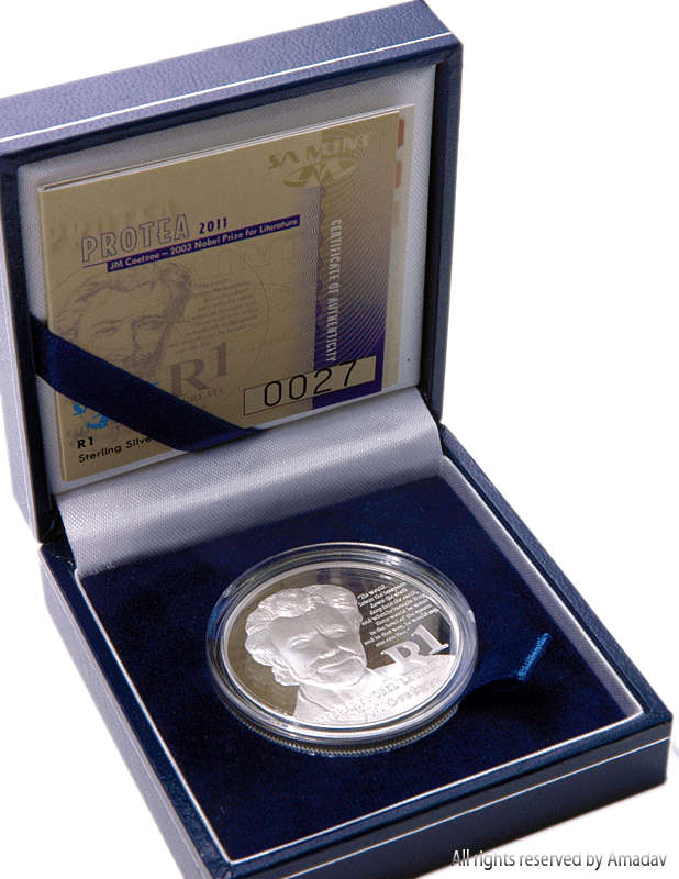 *** NEW ***  2011 PROOF **1 Oz** SILVER PROTEA R1 with COA