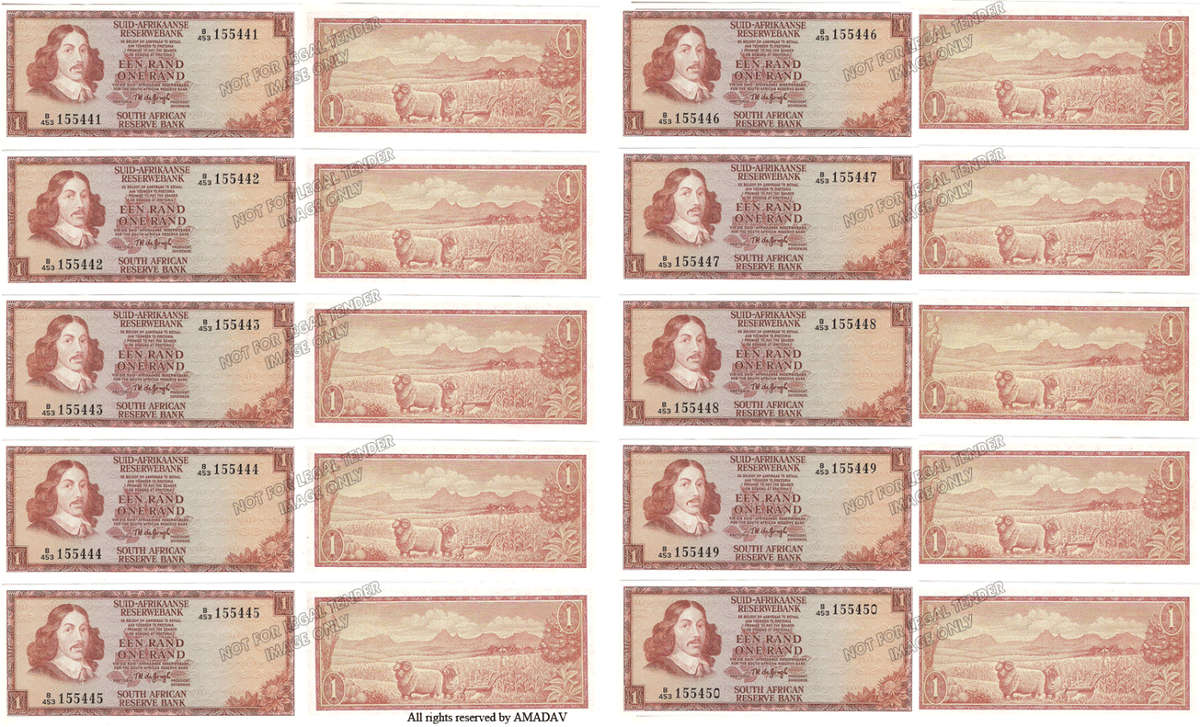 B453 TW de Jongh R1 Notes - 10 in sequence
