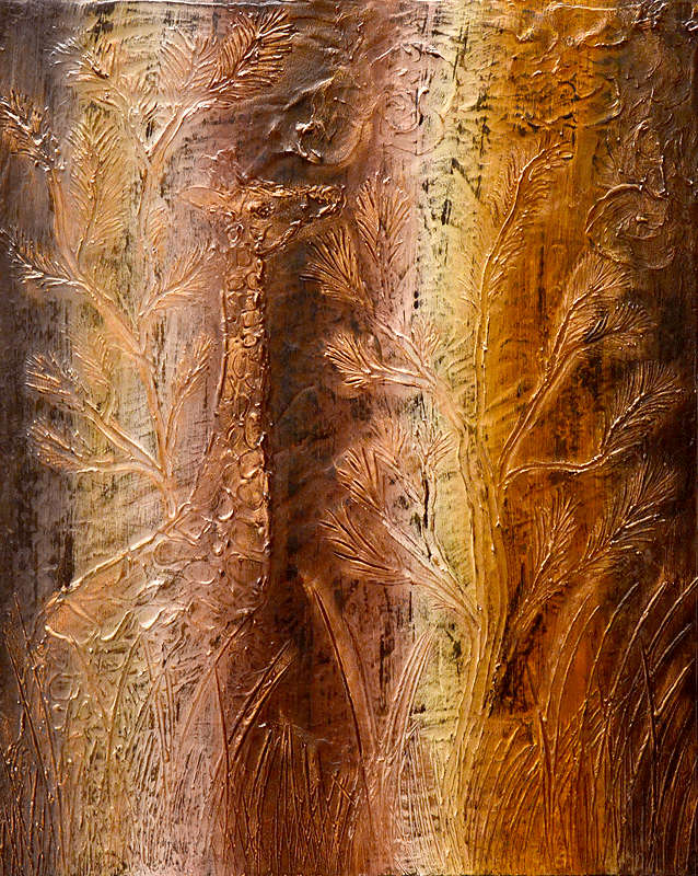 Textured Artwork - by Amanda (480mm x 605mm x 35mm)