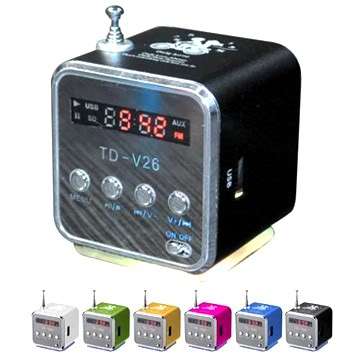 MINI DIGITAL PORTABLE SPEAKER WITH TF / USB / FM