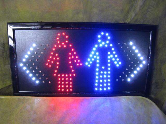 LED SIGN  -  TOILETS