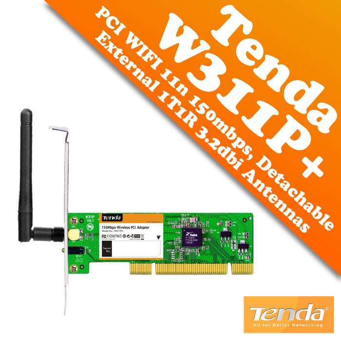 Tenda W311P 150Mbps 802.11 Wireless N PCi Adapter Card
