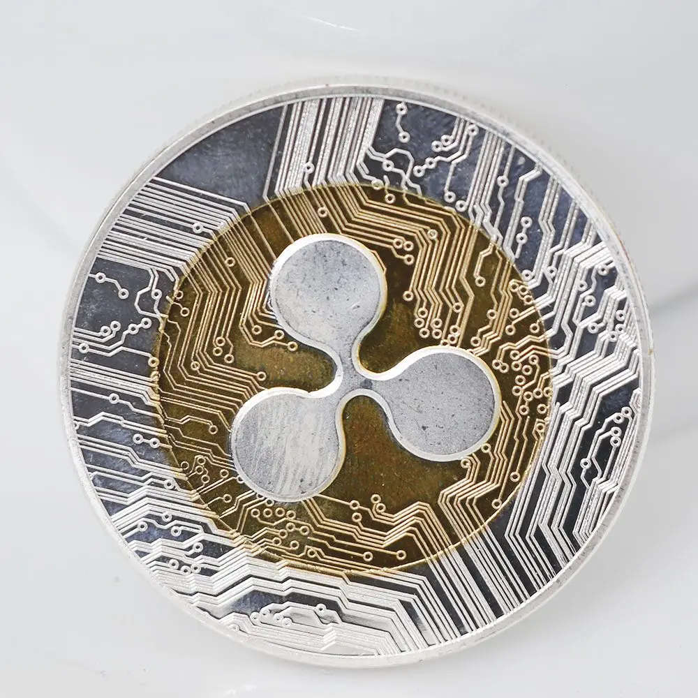 Ripple coin XRP CRYPTO Commemorative Ripple XRP Round Collectors Coin Gift