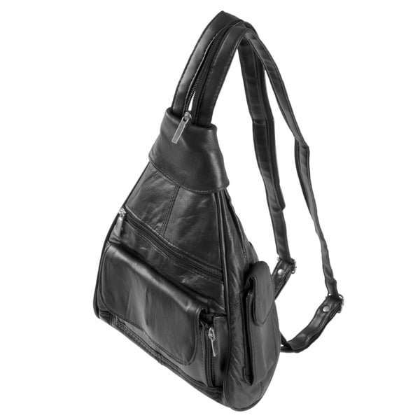 Adi Designs Fashion Sense Leather Backpack