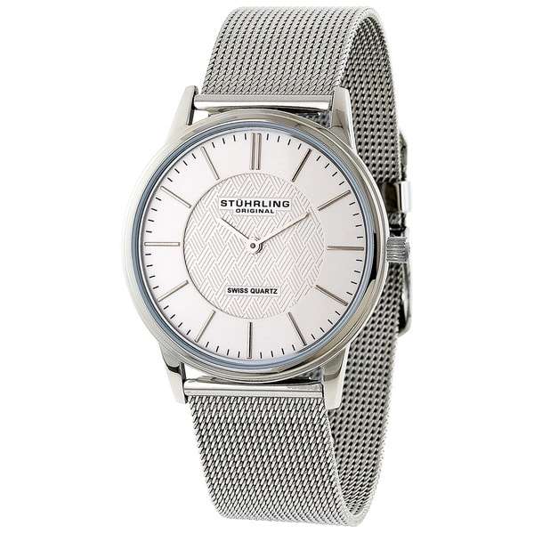 Stuhrling Original Unisex Newberry Ultra Slim Swiss Quartz Watch