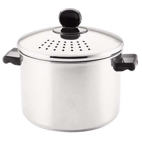 Farberware Classic Series 8-quart Covered Straining Stockpot; Stainless Steel