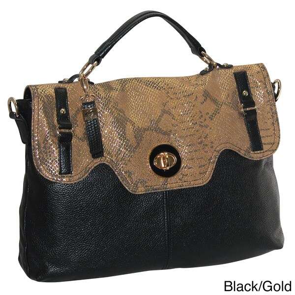 Buxton Alexandria Leather Satchel