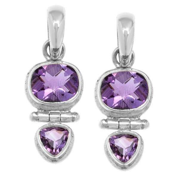 Sterling Silver Amethyst Pendant