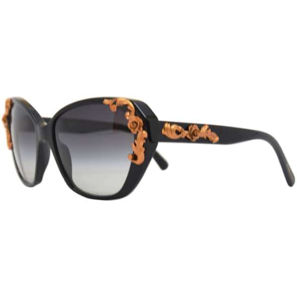 DG 4167 501/8G - Black/Grey by Dolce & Gabbana for Women - 59-17-140 mm Sunglass