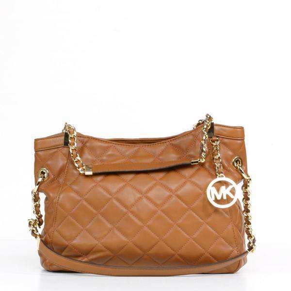 MICHAEL Michael Kors 'Susannah' Medium Walnut Shoulder Tote