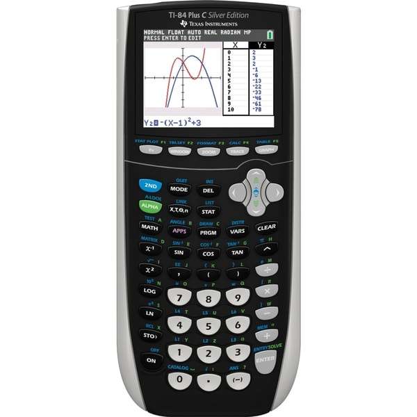 Texas Instruments TI-84 Plus C Silver Edition Graphing Calculator