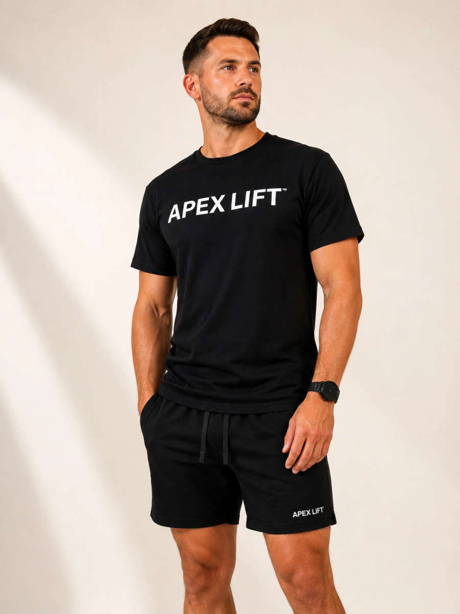 APEX LIFT | Everyday Statement Tee - (Black)