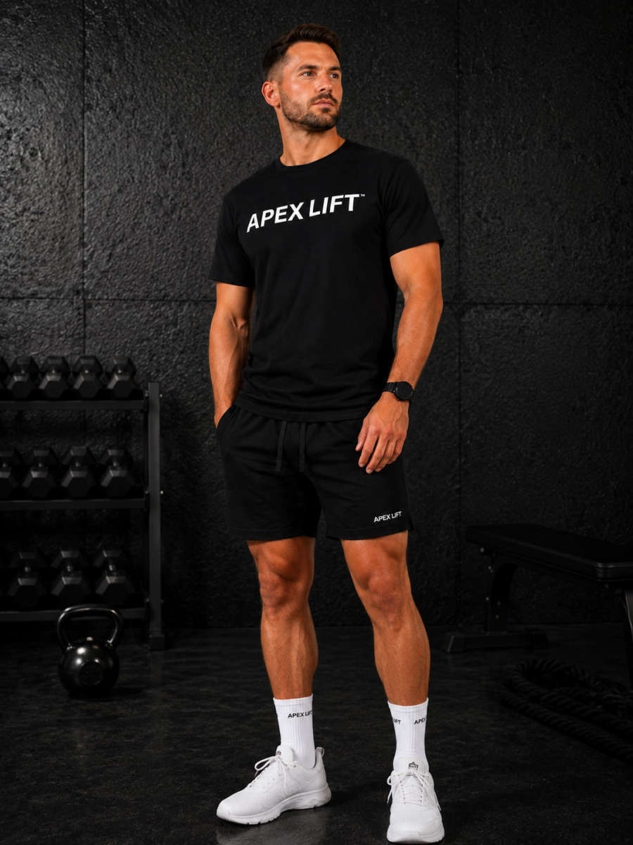 APEX LIFT | Everyday Statement Tee - (Black)
