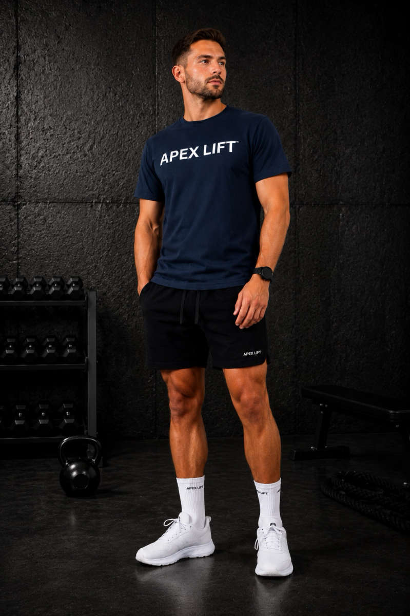 APEX LIFT | Everyday Statement Tee - (Navy)