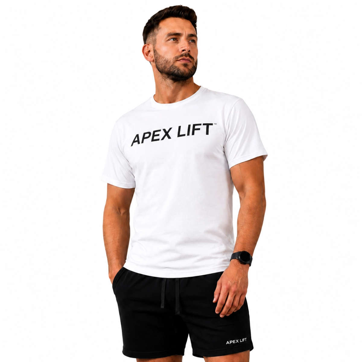 APEX LIFT | Everyday Statement Tee - (White)