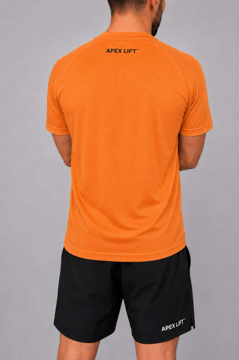 APEX LIFT | Performance Statement Tee - (Orange)
