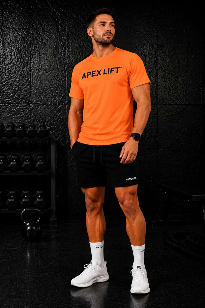 APEX LIFT | Performance Statement Tee - (Orange)