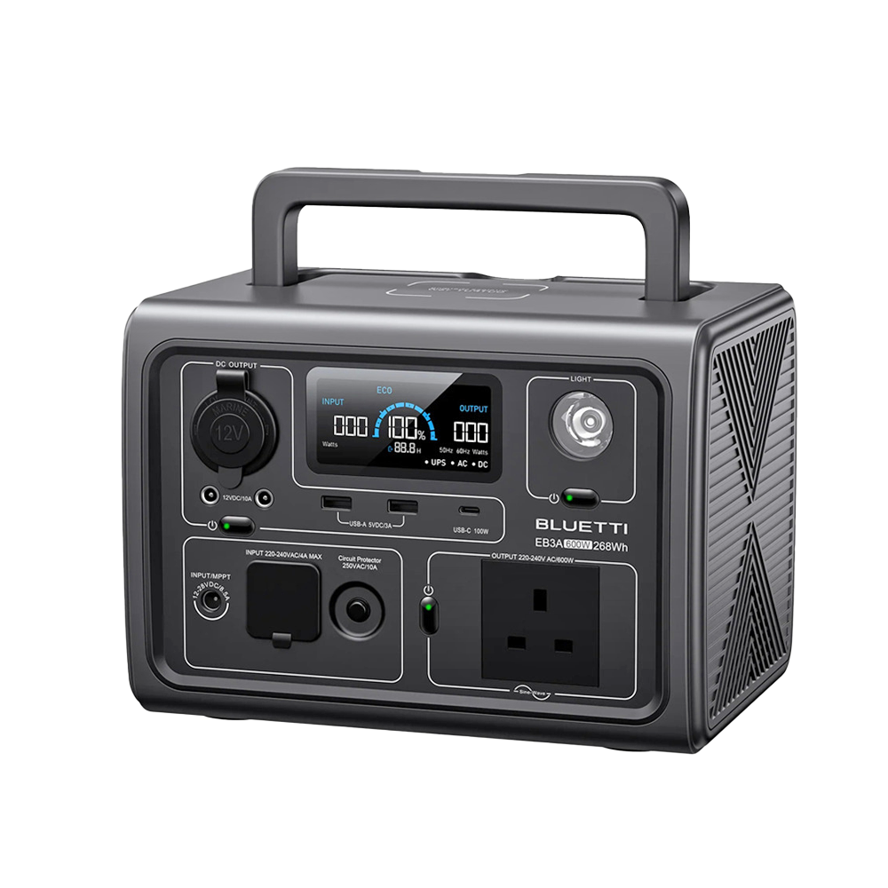 600W / 268WH PURE SINE PORTABLE POWER STATION C/W UPS