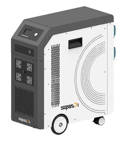 3.0KW INV/2.56KWH BAT PURE SINE WAVE BACK-UP TROLLEY ALL-IN