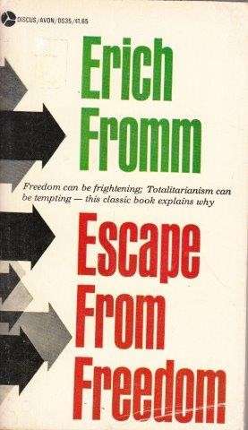 Escape from Freedom - Fromm, Erich 0.50kg