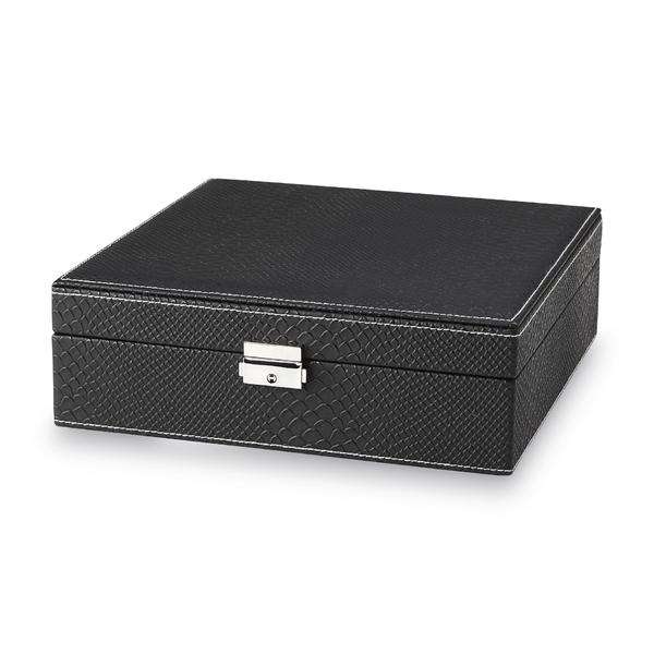 Lockable Jewelry Box - Snakeskin Design