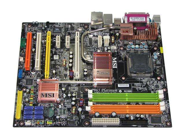 (S) Msi platinum P965 Express chipset motherboard