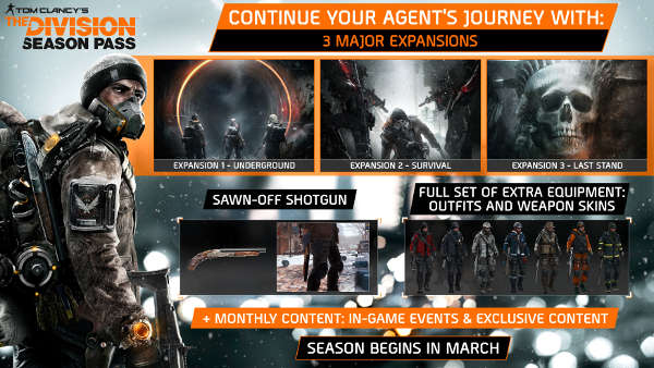 Tom Clancy The Division Season Pass (DLC) (Uplay) - PC Third-person shooter