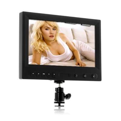 8 Inch On-Camera HD DSLR Monitor - 1080P, HDMI, AV, 10 Hours Working Time