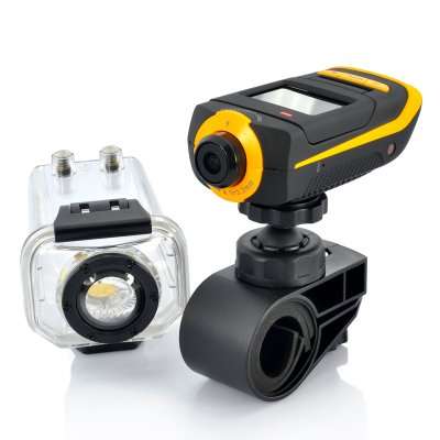 Full HD Extreme Sports Action Camera "ProView HD" - 1080p, Waterproof Case, HDMI, 4 Mounting Accesso