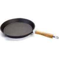 Oztrail 25cm Frying Pan with Wood Handle