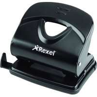 Rexel Value 2 Hole 30 Sheet Black Metal Punch