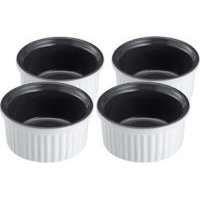 Kuchenprofi Ramekin Set (Set of 4) (White and Charcoal)