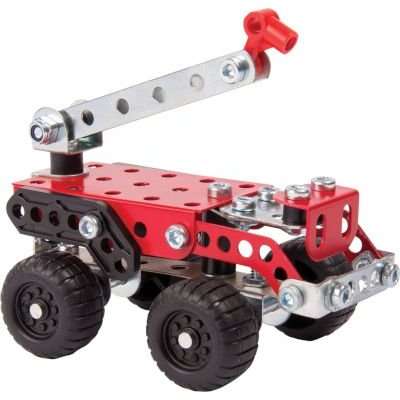 Meccano Multimodel Rescue Fire Truck Model Set (87 Piece)