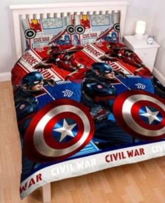 Captain America Civil War Rotary Duvet Set (Double)