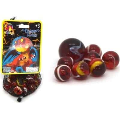 Marbles - Fire Blaze 20 Small + 1 Large