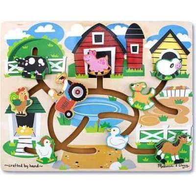 Melissa & Doug Maze Puzzles - Farm