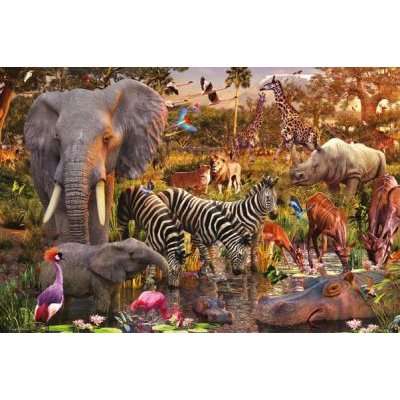 African Animals Puzzle (3000 Piece )