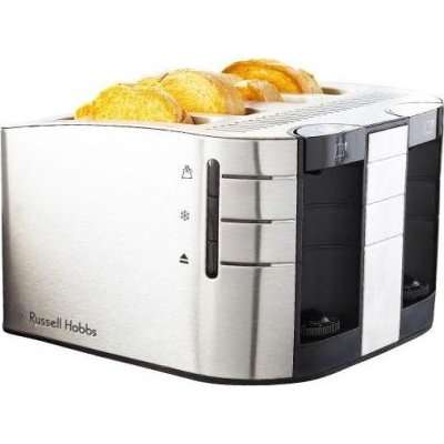Russell Hobbs Satin Toaster (4 Slice) (Brushed Steel)