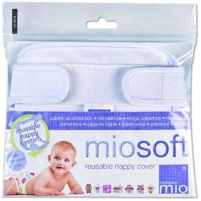 Bambino Mio Miosoft Waterproof Nappy Cover (Small)(White)