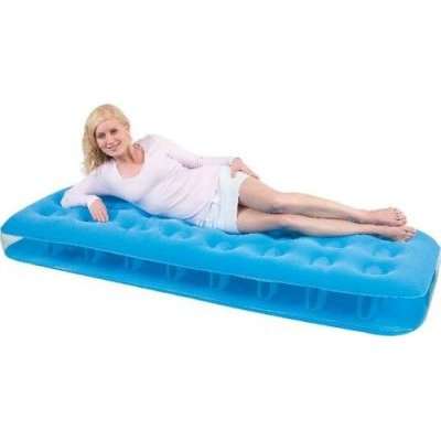 Bestway Fashion Flocked Air Mattress (Single) (185 x 76 x 22cm) (Supplied Colour May Vary)