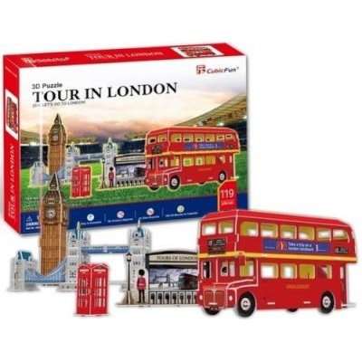 Cubic Fun 3D Puzzle - Tour In London (UK) (119 Pieces)