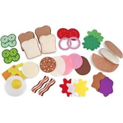 Melissa & Doug Playfood - Felt Food Sandwich Set